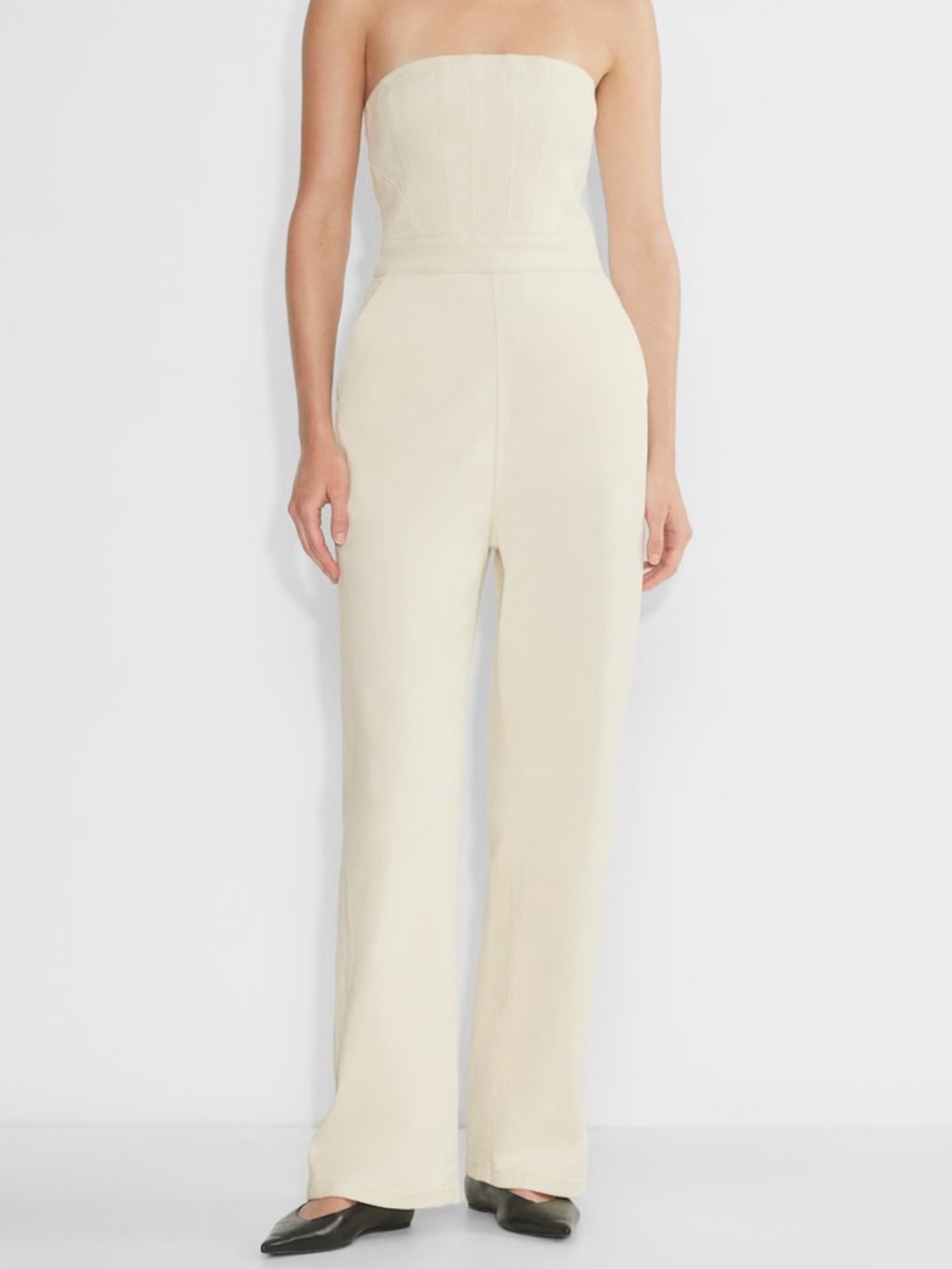 Aritzia denim forum Denim Forum vintage white The '90s Zoe Denim Jumpsuit 2582